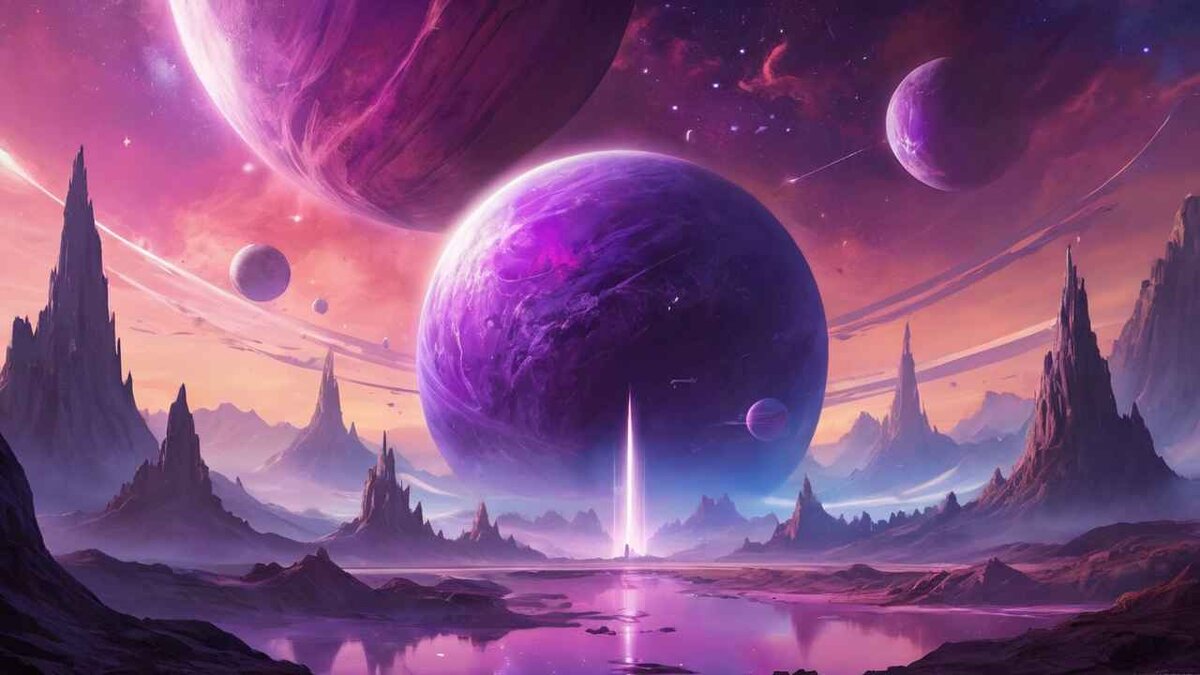 Фиолетовый мир