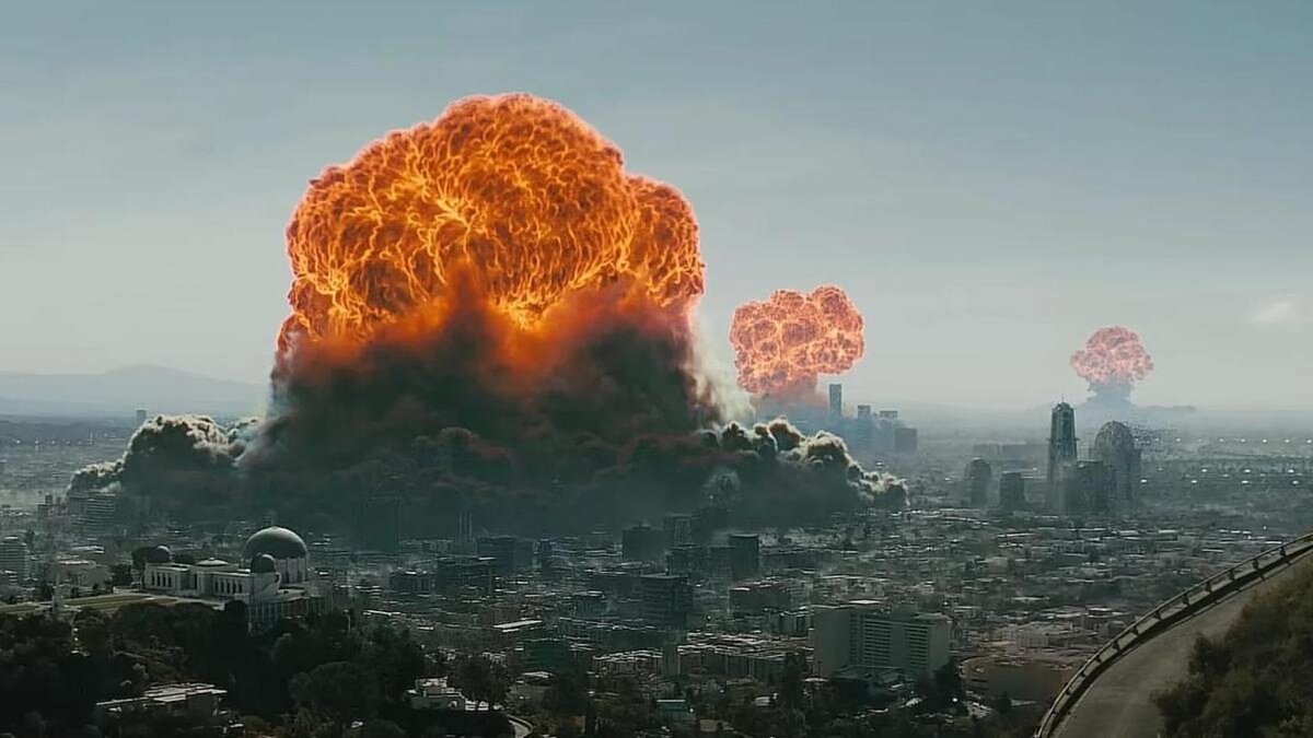 Момент из сериала Fallout, когда началась «великая война».