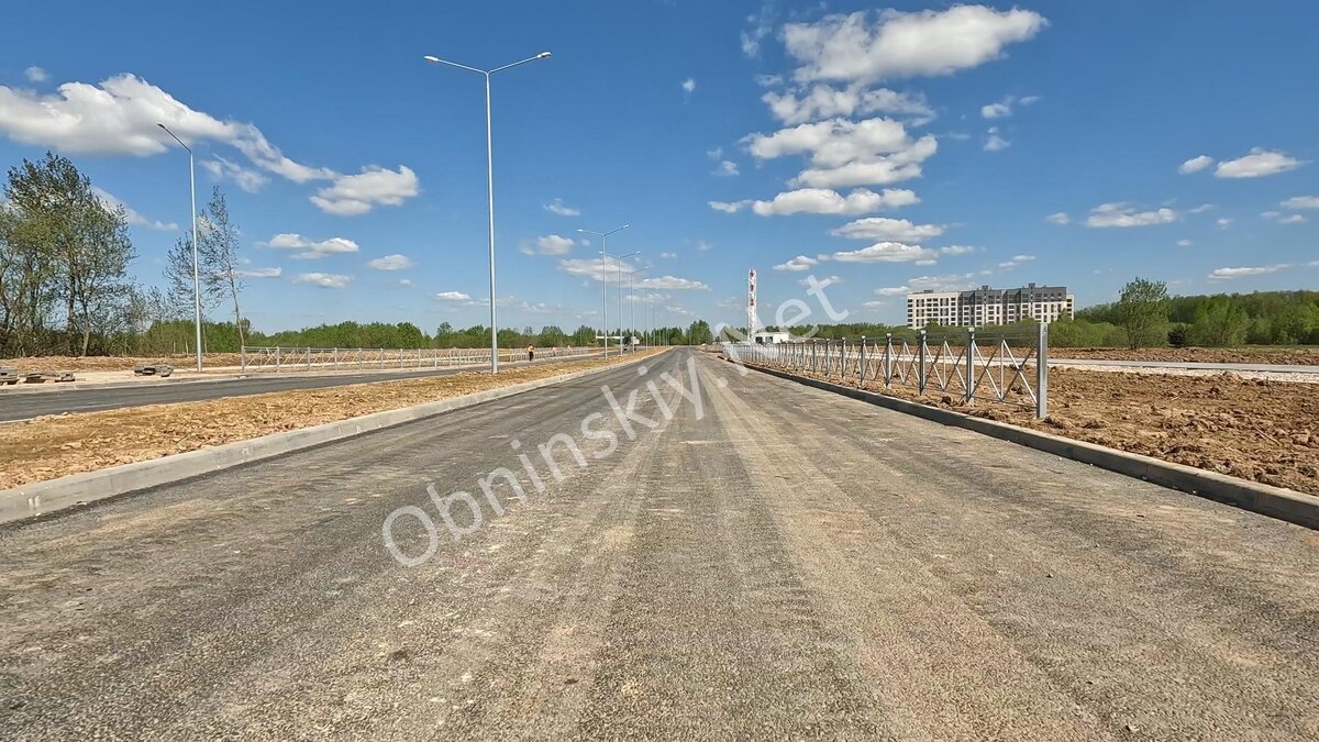 Строительство автодороги - продолжение улицы Курчатова в Обнинске