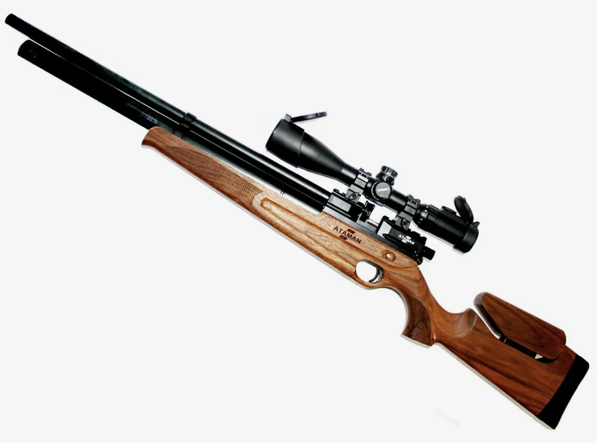 Пневматическая винтовка модели Carbine M2R производства отечественного предприятия Atamanпредназначена для развлекательной и тренировочной стрельбы, спортивных соревнований, формирования навыков...-2