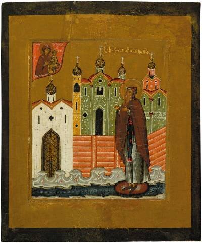 Преподобный Антоний Римлянин. 17в.