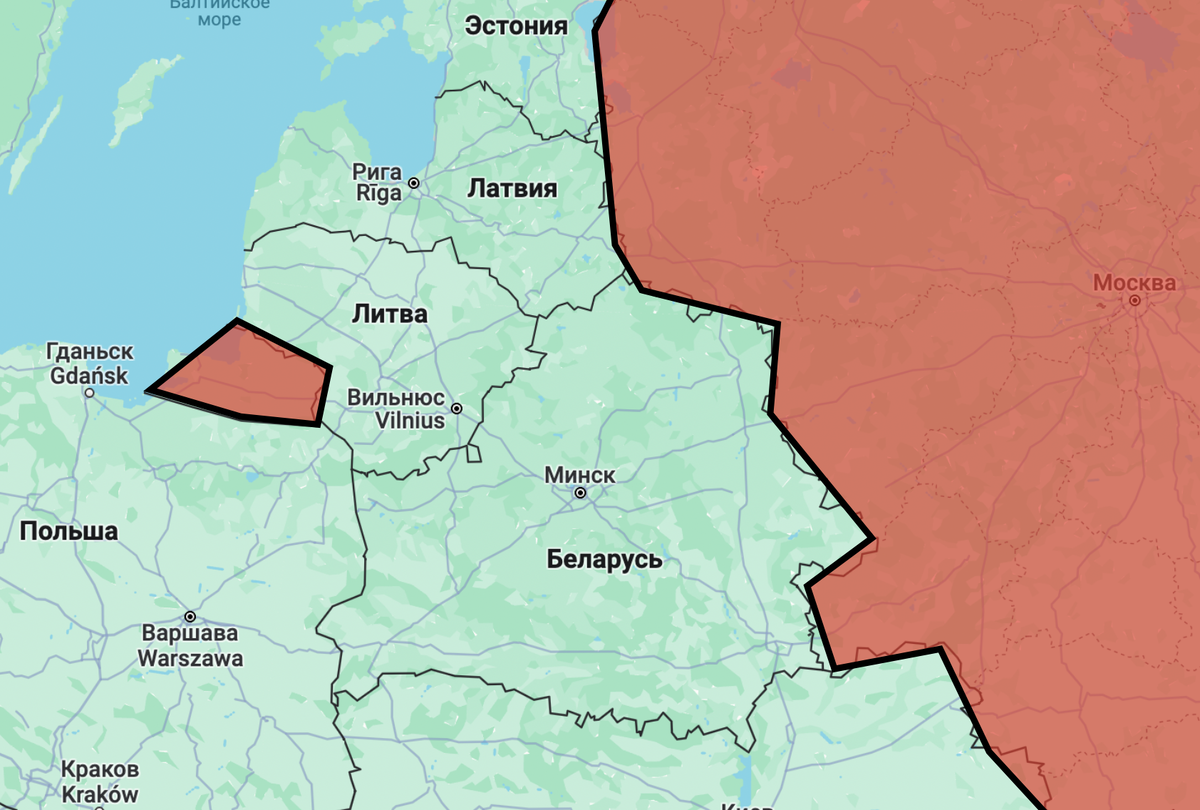 Калининград значительно серьезнее отдален от основной России, чем Крым
