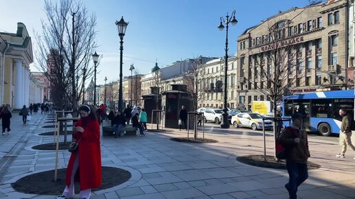 Прогулка по весенним прекрасным улицам Санкт-Петербурга