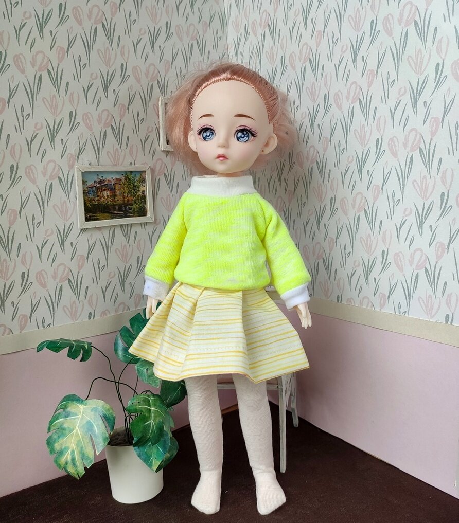 МК: шарнирная кукла из ткани | all Dolls