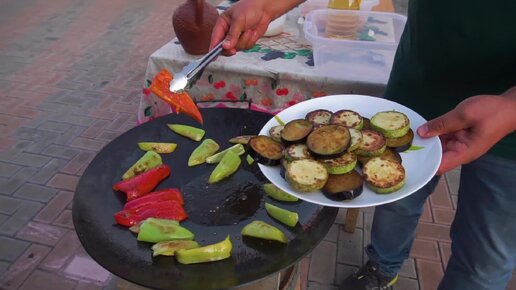 ЖАРЮ КУРИЦУ с ОВОЩАМИ на САДЖЕ