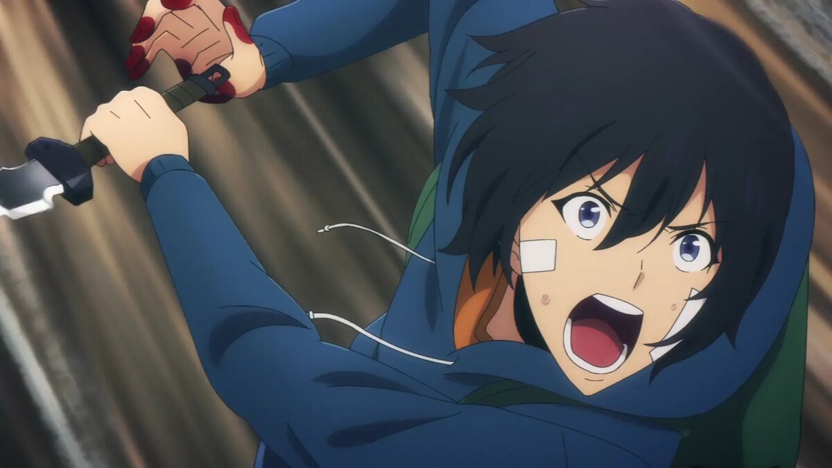 Кадр из аниме «Поднятие уровня в одиночку»   📷