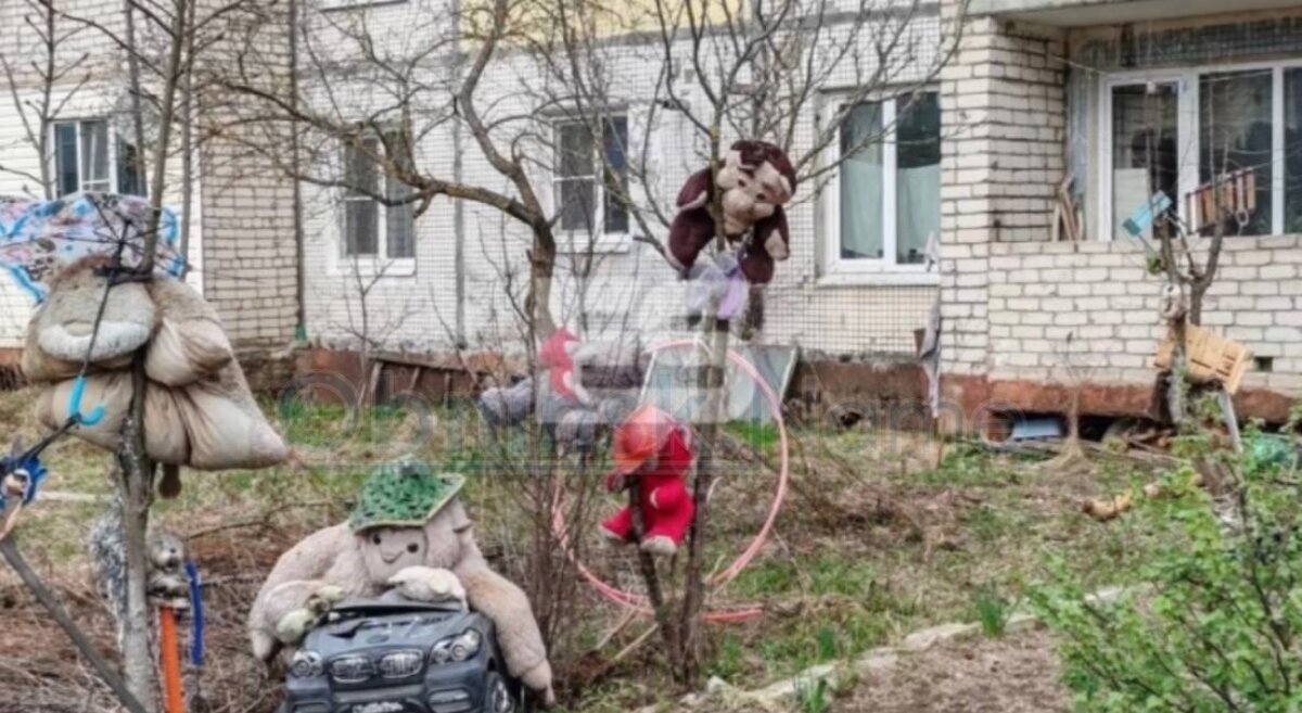 Кладбище игрушек под окнами многоквартирного дома ликвидировали в Жукове |  Обнинск | Дзен