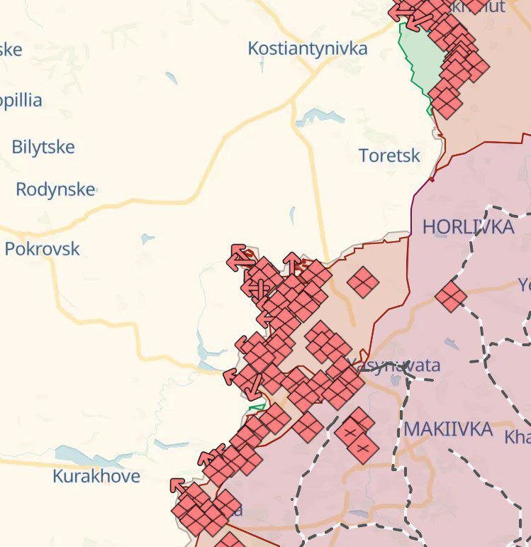 «Окружение Торецка и рывок на Покровск»: армия России проломила оборону ...