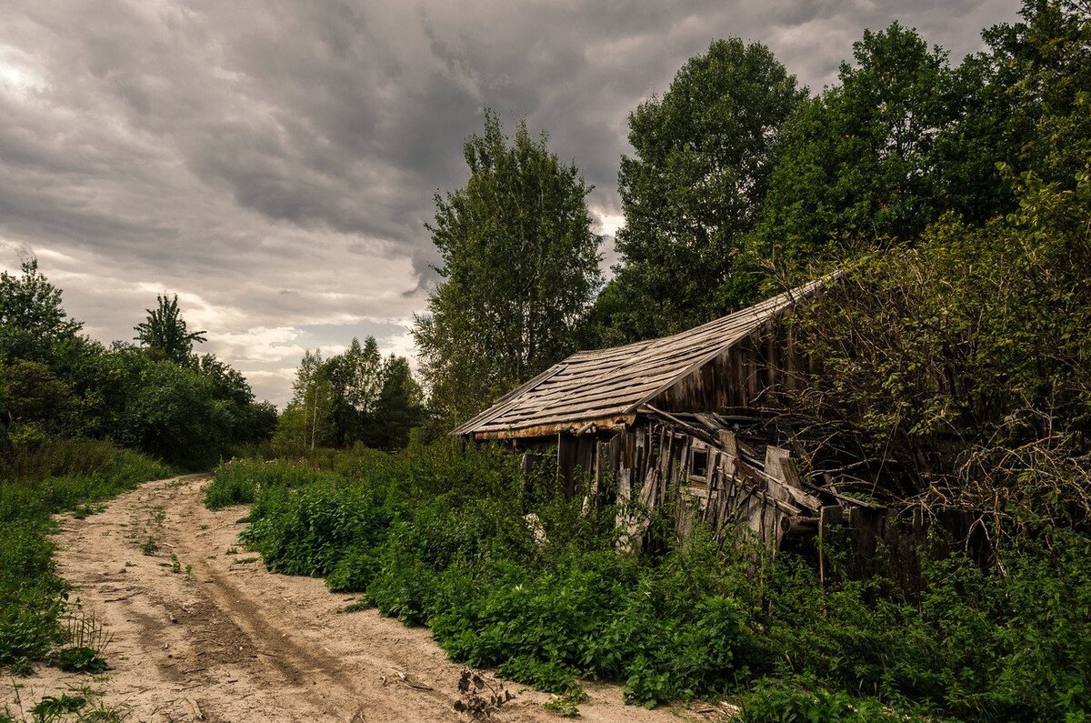 Заброшенная деревня фото