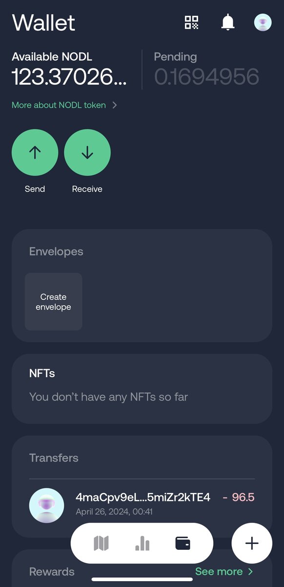 На данном скрине можно увидеть сколько вы заработали токенов и так же вывод