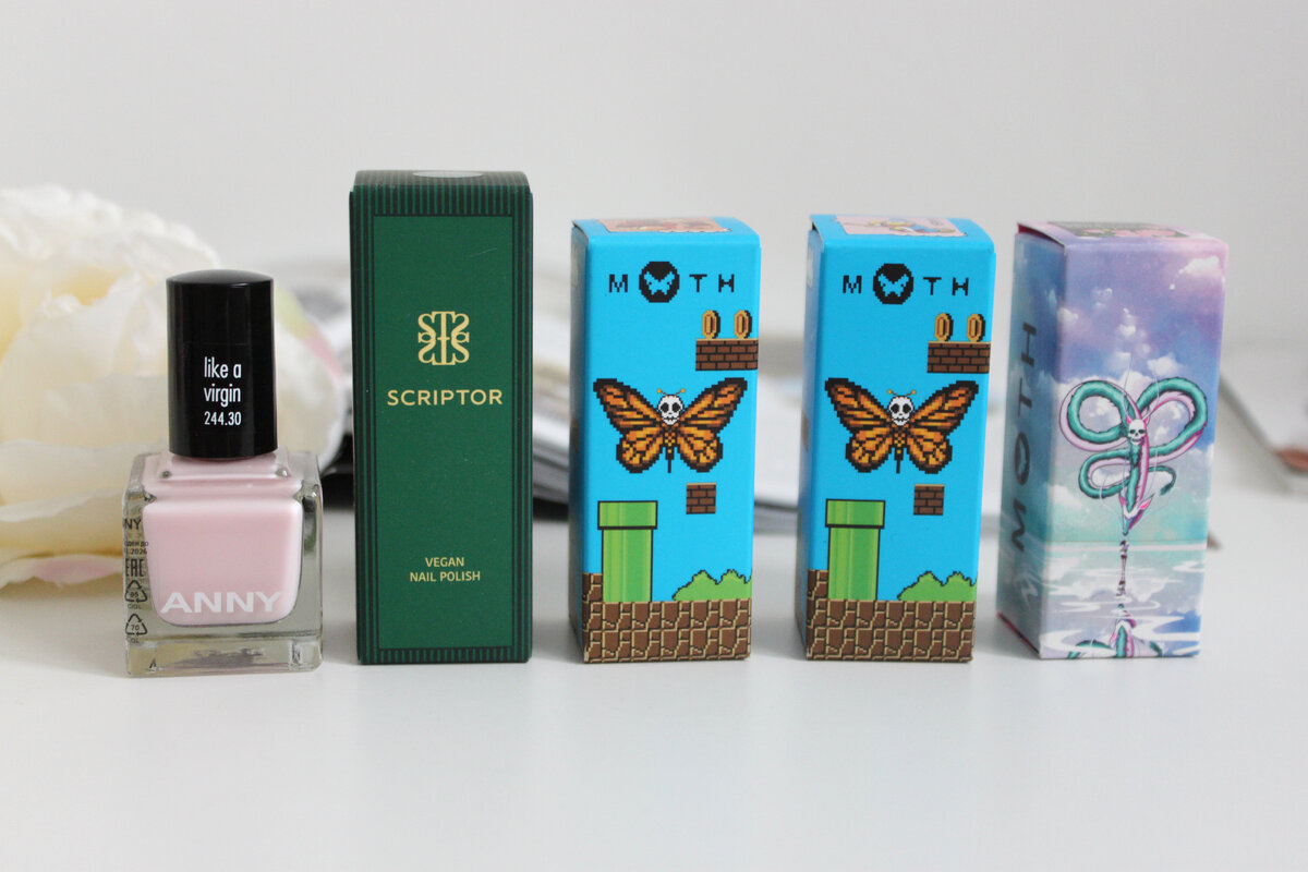 Мои новые лаки для ногтей, купленные в марте 2024. 