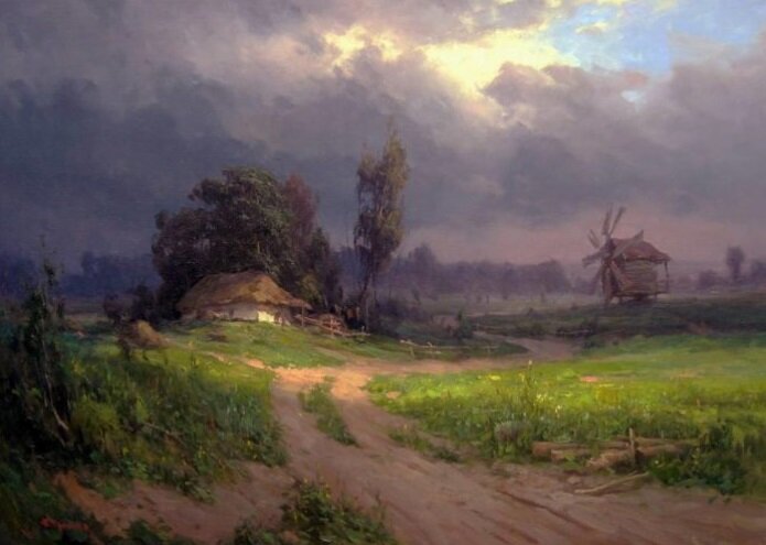 Прядко. Перед грозой.