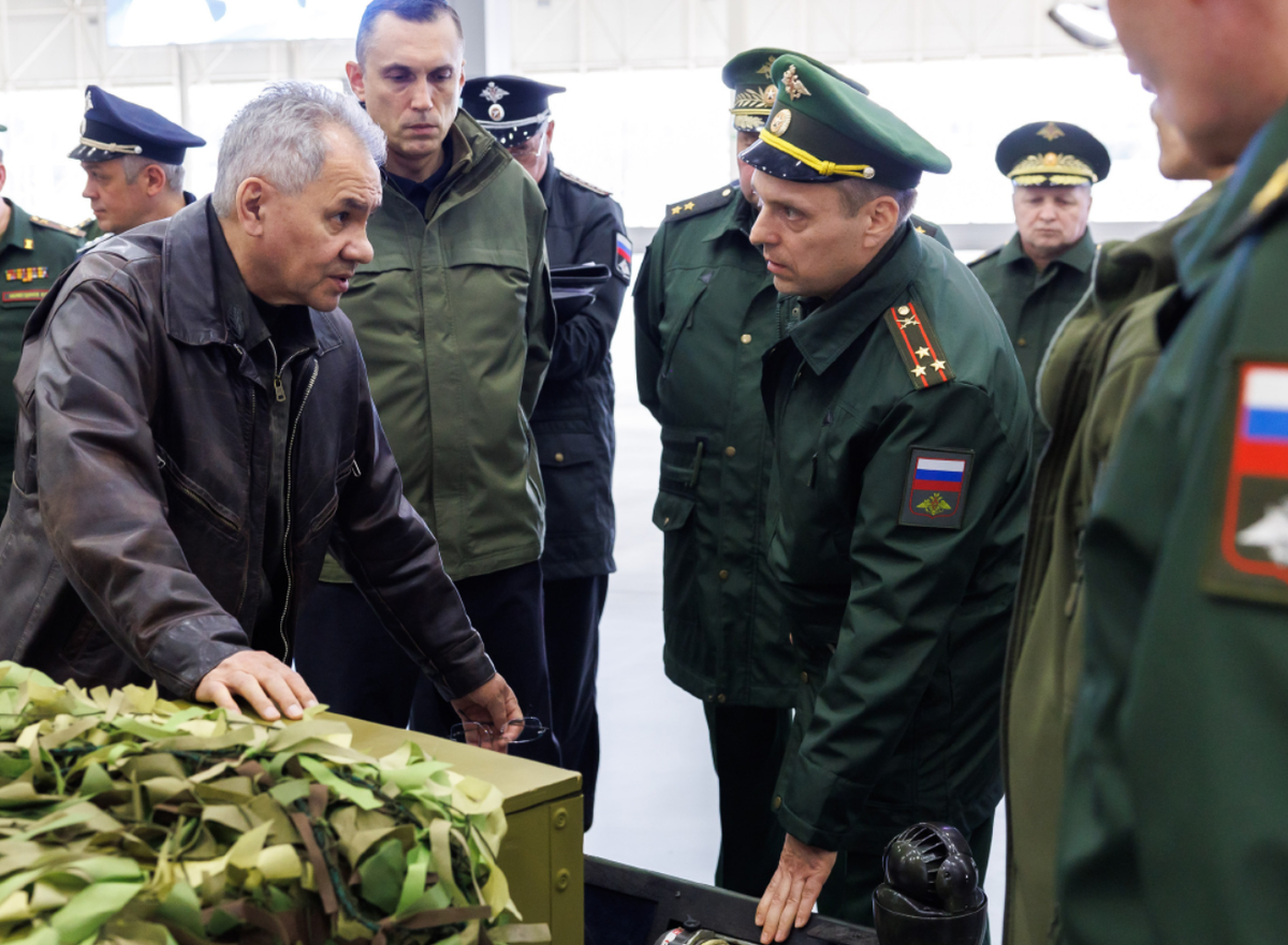 Министр обороны Сергей Шойгу в Конгрессно-выставочном центре «Патриот» 17.04.2024