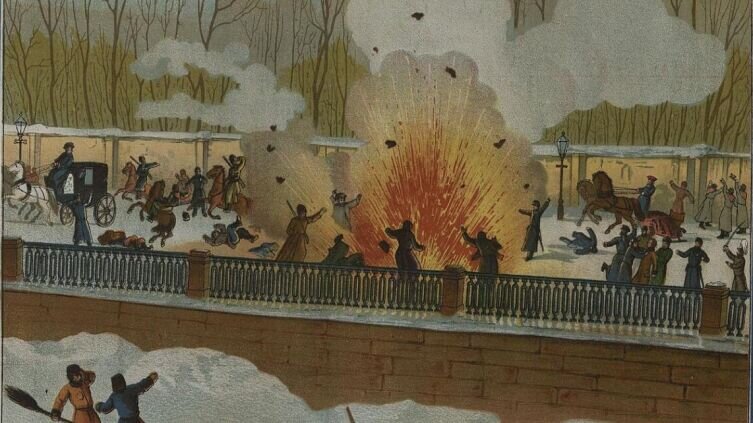    Набережная Екатерининского канала 1 марта 1881 г. Фото: общественное достояние