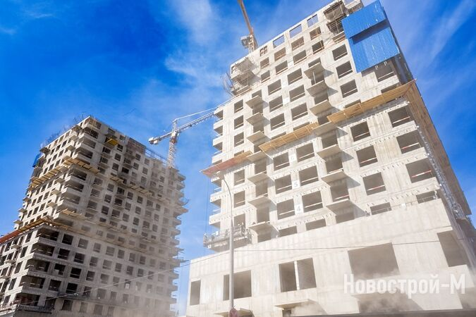 Стройплощадка ЖК Republic в апреле 2024 года. Фотосъемка Новострой-М