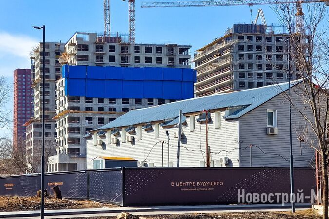 Стройплощадка ЖК Republic в апреле 2024 года. Фотосъемка Новострой-М