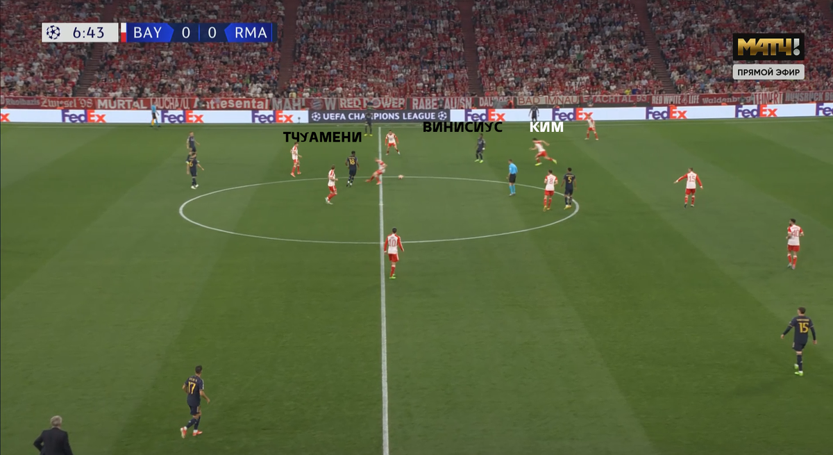  Бавария и Реал в первом матче 1/2 финала Лиги Чемпионов выдали довольно зрелищный поединок, забив по 2 гола.-6