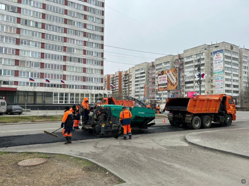    Ремонт дорог в Барнауле. Источник: barnaul.org