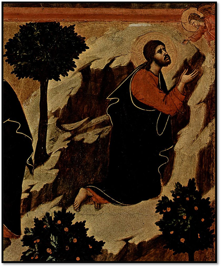 Дуччо ди Буонинсенья «Моление о Чаше», 1311 г.