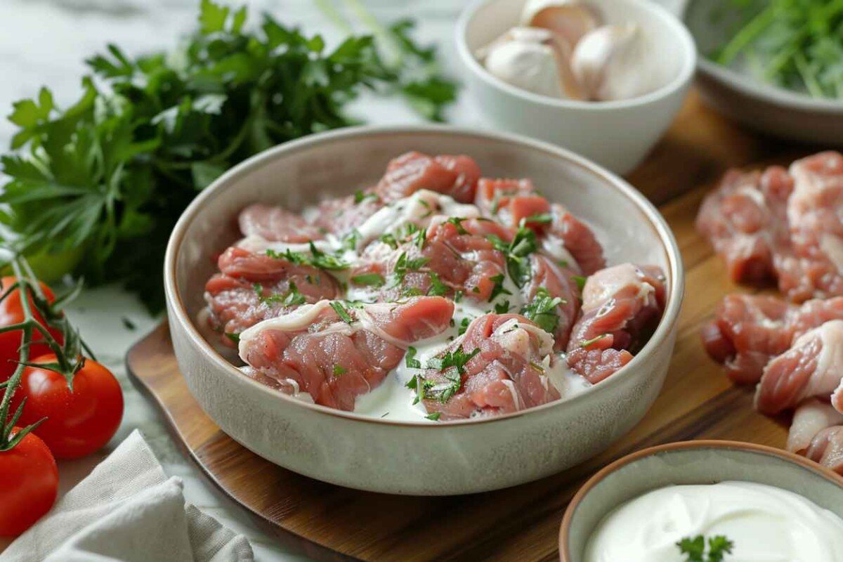 Хотите приготовить самый вкусный свиной шашлык? Узнайте о лучших рецептах маринада для шашлыка, секретах приготовления и полезные советы.-5