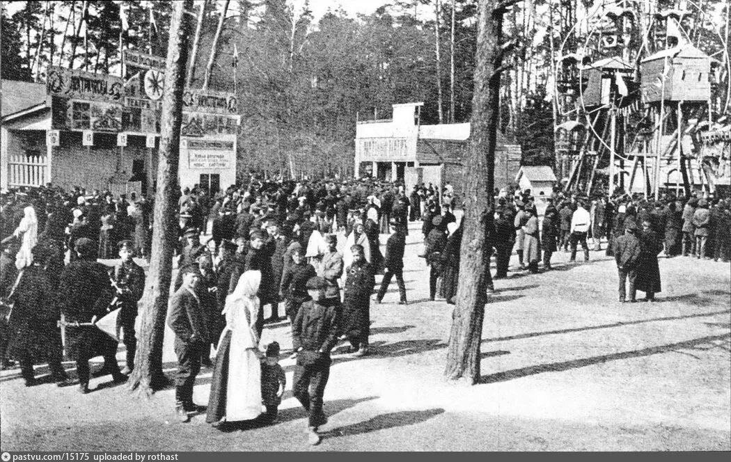 Первомайские гуляния в Сокольниках, 1910 год