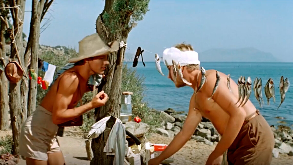 Кадр х/ф "Три плюс два" (1963)