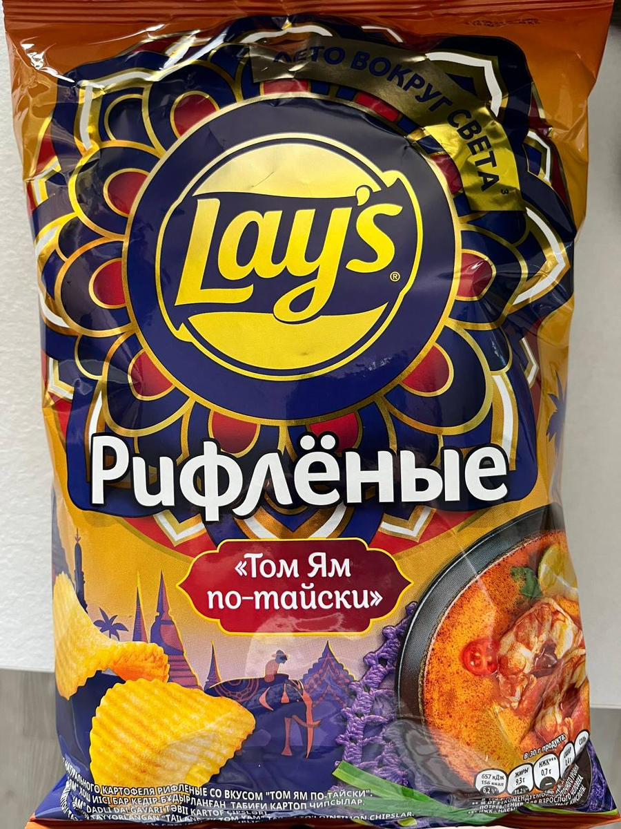 Сама упаковка чипсов