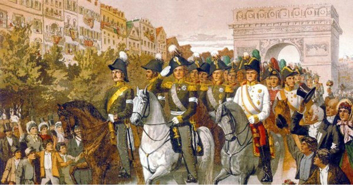 Александр I Павлович в Париже.