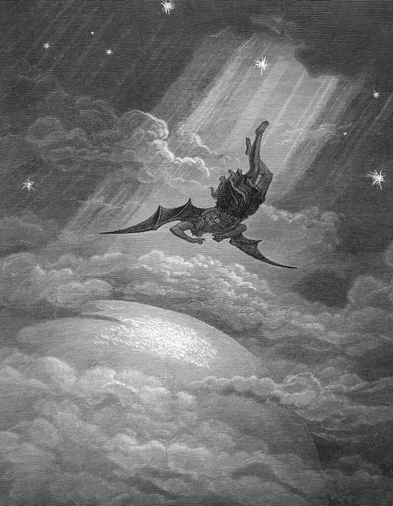 Падение Денницы. Иллюстрация Г. Доре