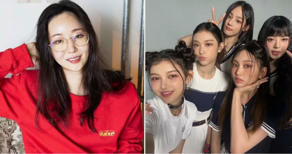 Мин Хин Джин со своими "воробушками" - NewJeans