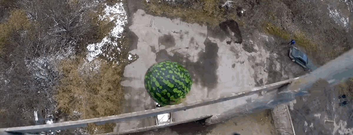 Полет арбуза нормальный