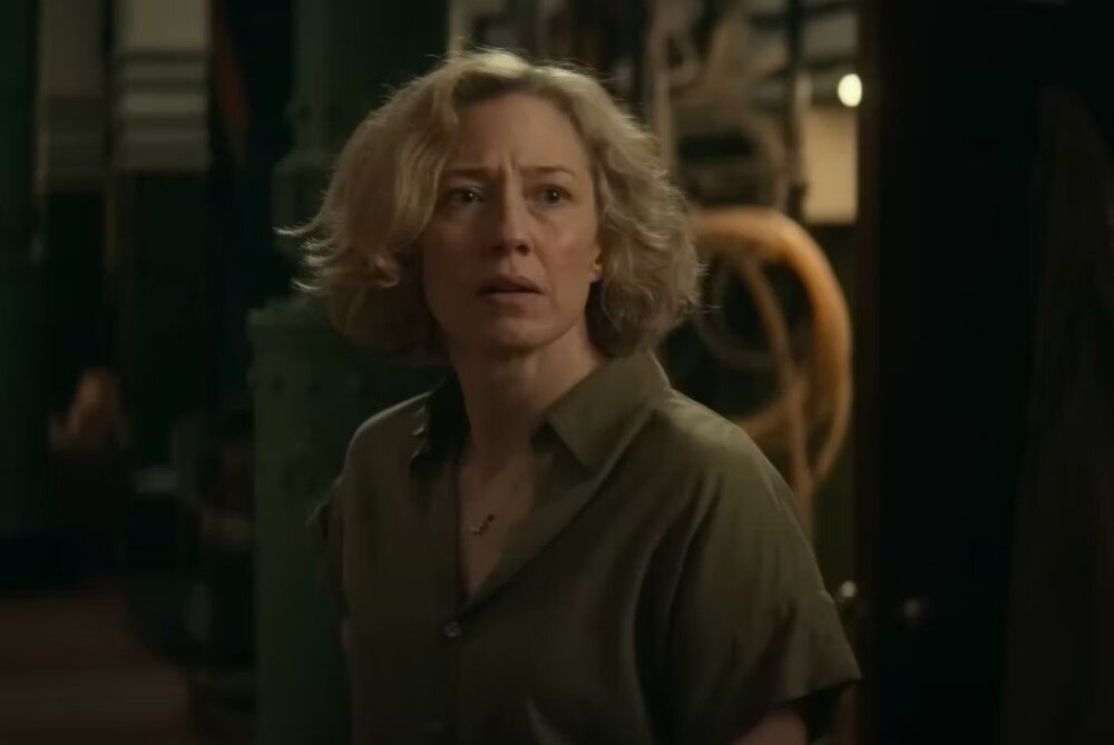     Кэрри Кун, кадр из фильма «Охотники за привидениями: Леденящий ужас» (2024)