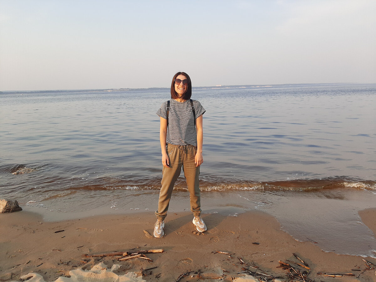 На берегу Волги в Чебоксарах