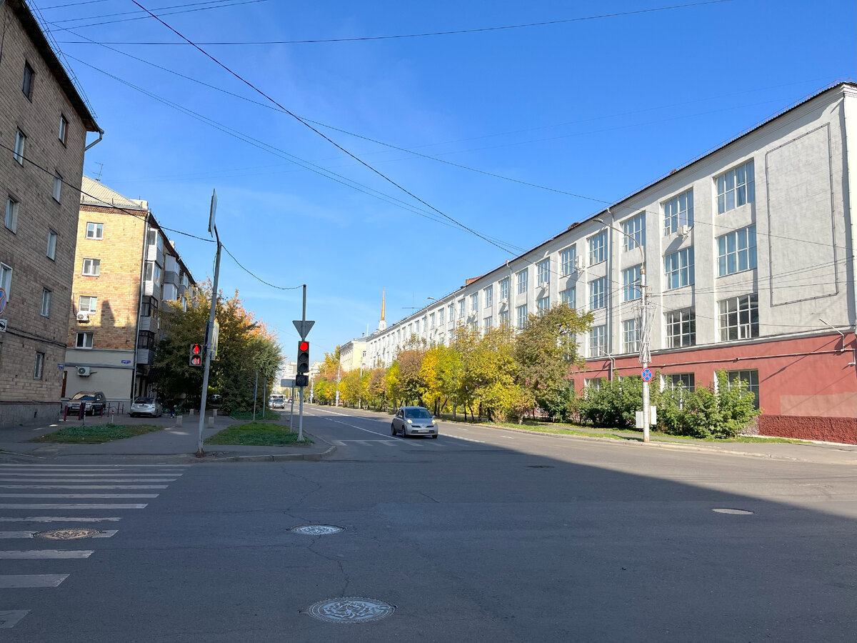 Красноярск в теплую октябрьскую субботу