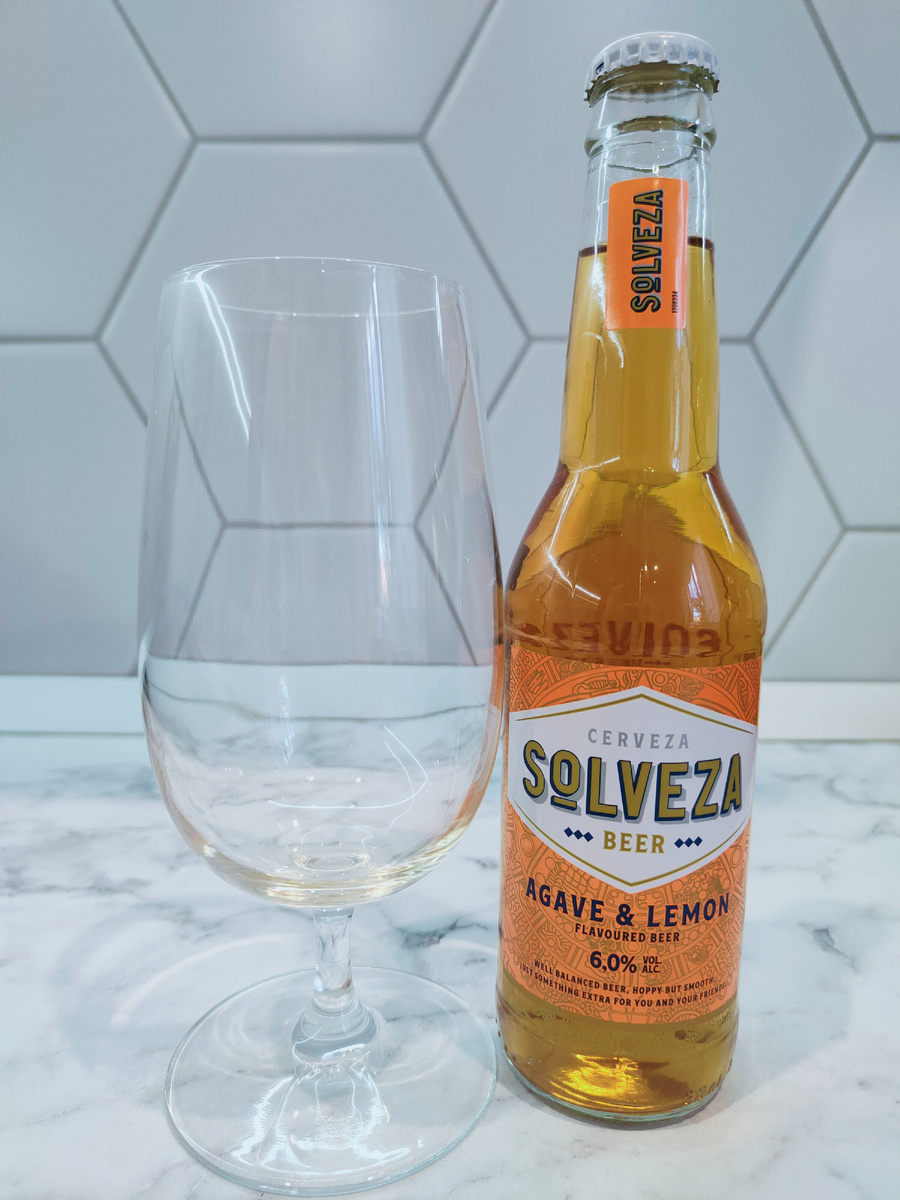 Пиво "Solveza Agave - Lemon" (Солвеза Агава - Лимон) из Польши