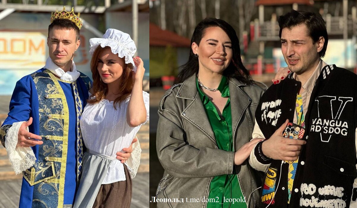 Алексей Безус и Катя Горина/ Иосиф Оганесян и Саша Черно (фото из Telegram)
