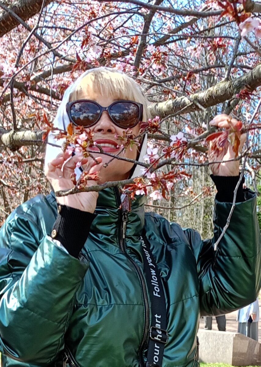 И сама каждый раз с этой сакурой фотографируюсь
