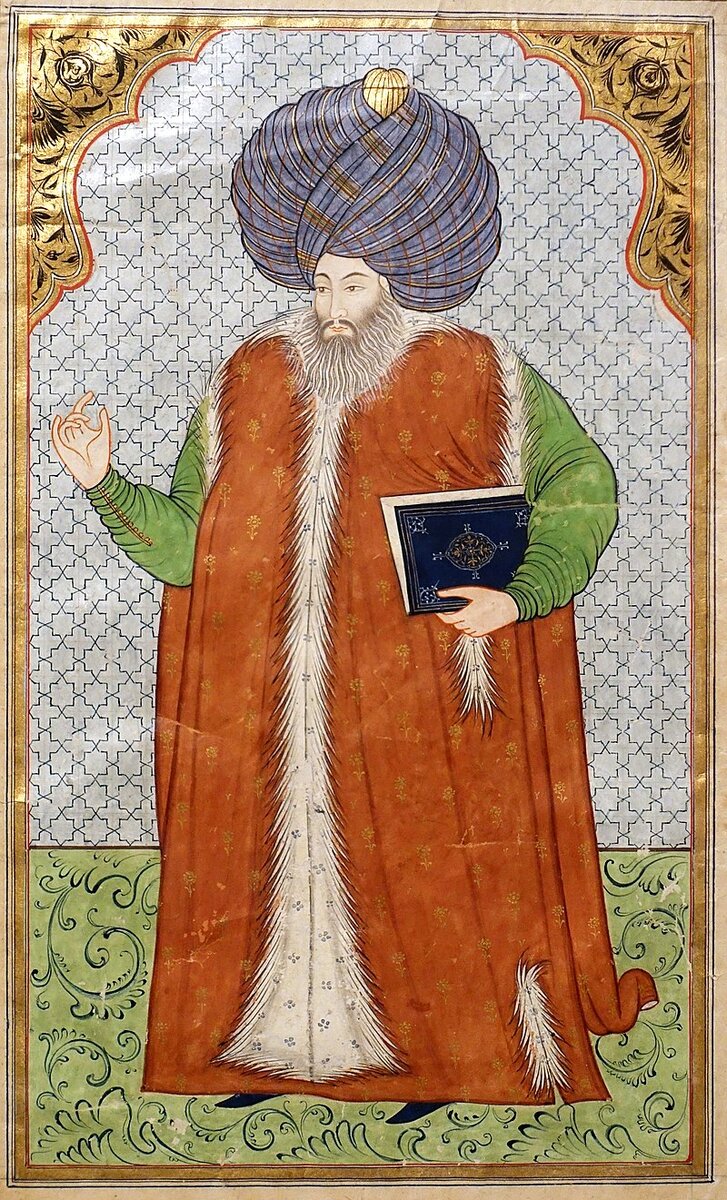 Иллюстрация к статье. Чиновник Османской империи. Рисунок 1650г. Фото из открытых источников