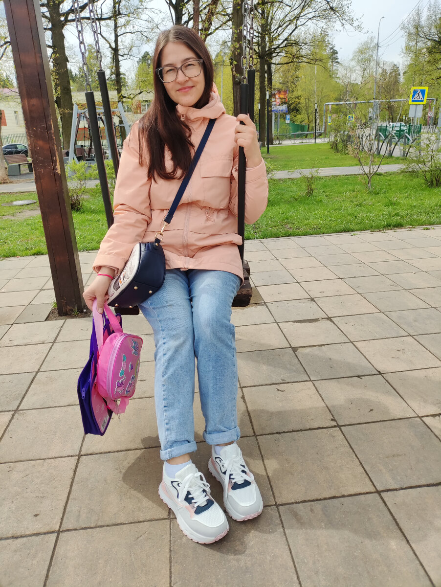 Злата меня фотографировала перед занятием 