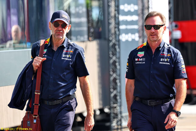 Эдриан Ньюи и Кристиан Хорнер