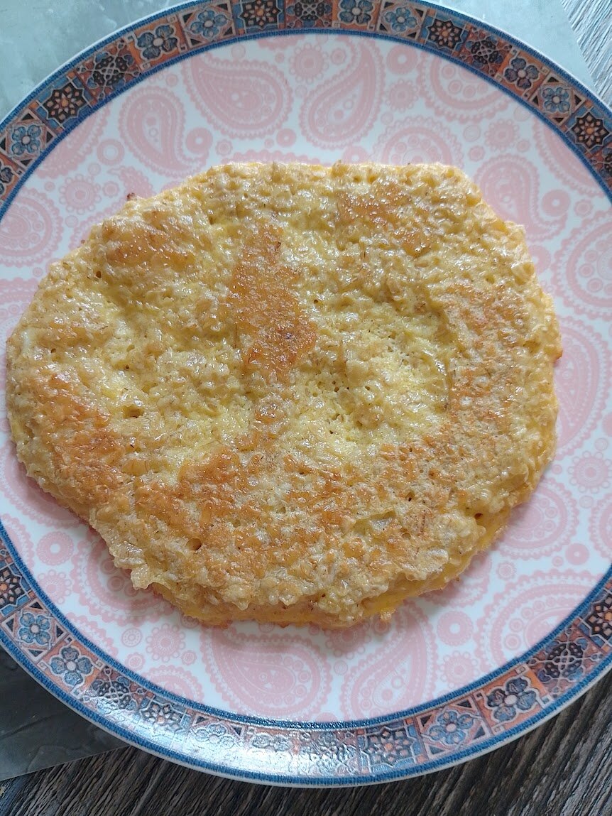 Фото автора. Овсяная лепешка.