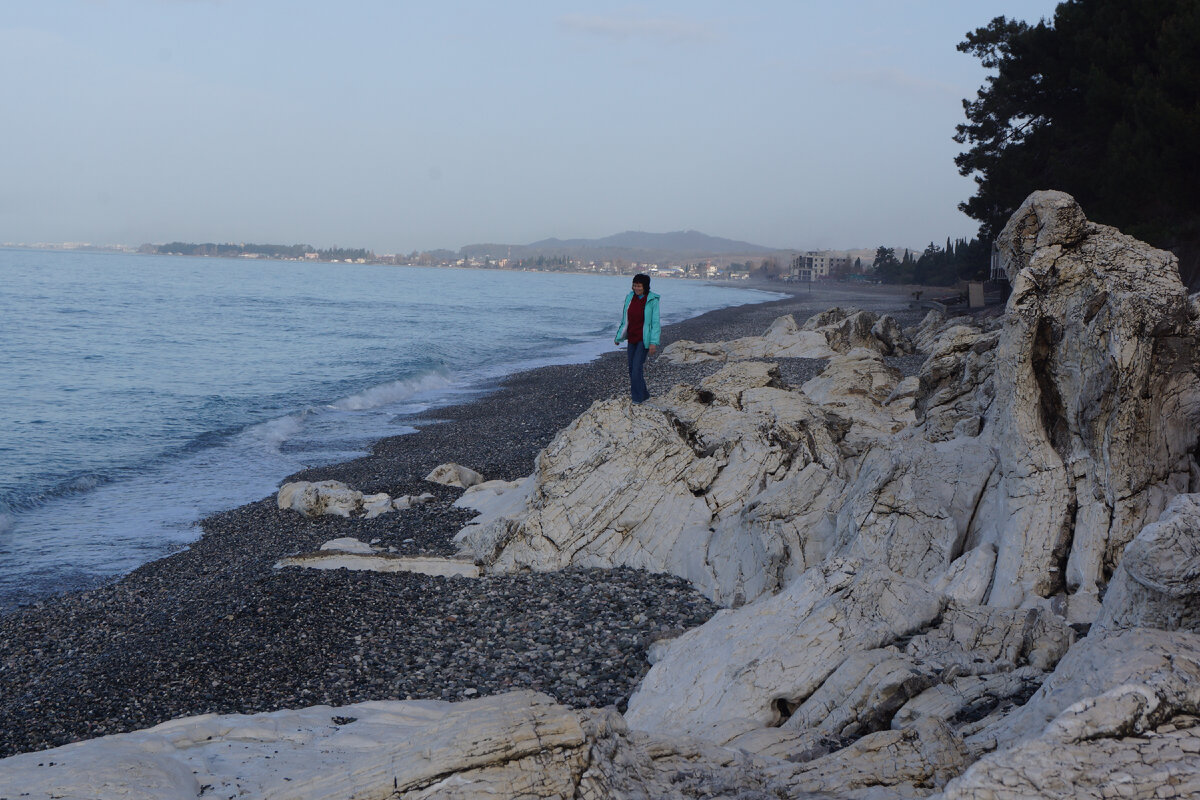 Белые скалы Абхазия