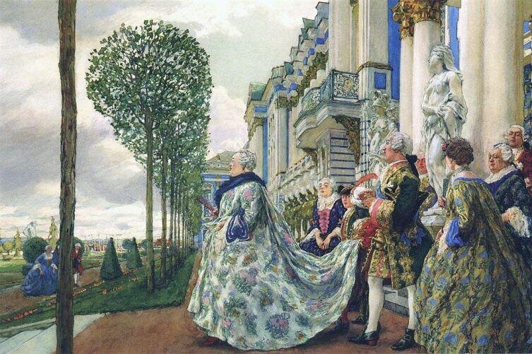    Е. Лансере, «Елизавета Петровна в Царском Селе», 1905 г. Фото: общественное достояние