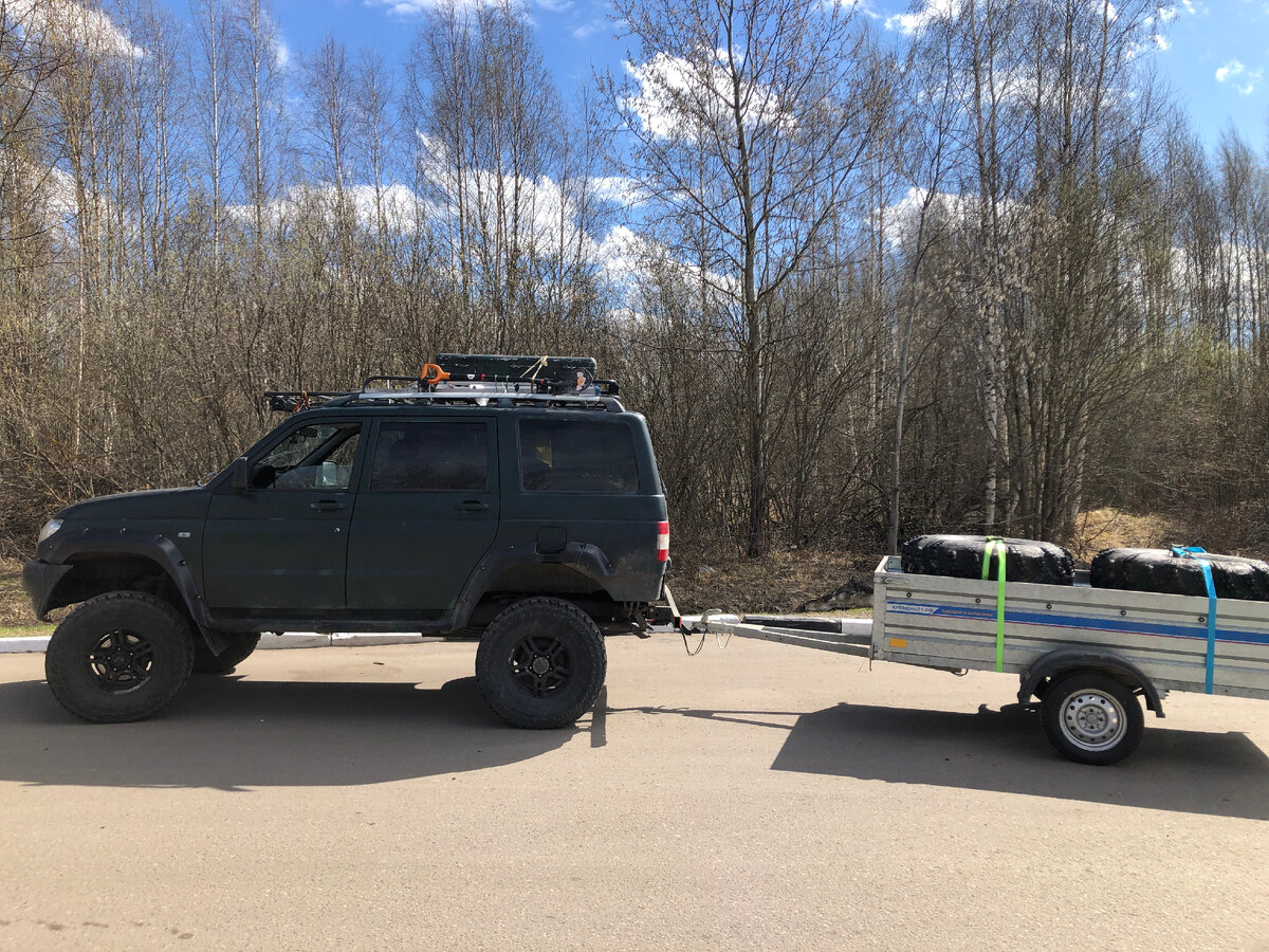  Это была первая, дальняя поездка с прицепом.