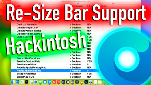 RE-SIZE BAR SUPPORT | MACOS 14 SONOMA | OPEN CORE! HACKINTOSH - ALEXEY BORONENKOV | 4K