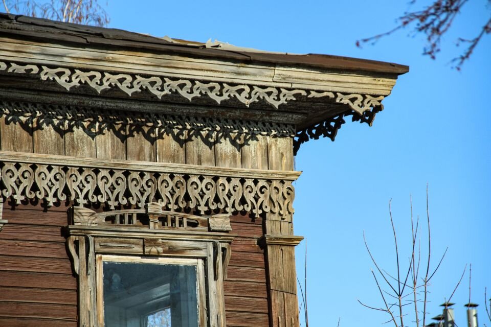    Объект культурного наследия "Дом жилой" на улице Пушкина, 45. Март 2023 года. Источник: Виталий Барабаш