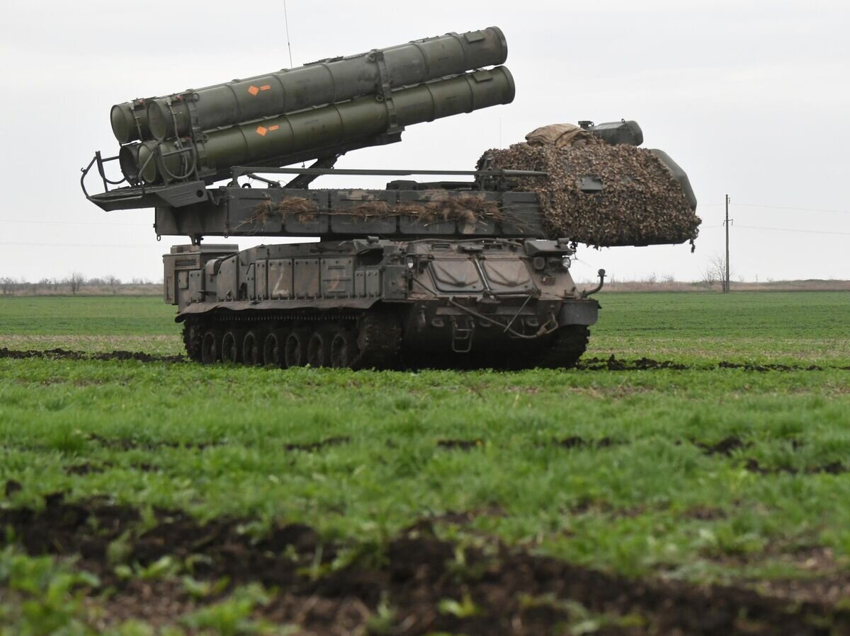    Зенитно-ракетный комплекс "Бук-М3" ПВО ЮВО ВС РФ на позиции в зоне СВО© РИА Новости