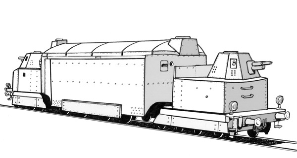 Картинка из свободных источников.   Panzertriebwagen № 16. Выпущен в декабре 1943 года с двумя трофейными пушками калибра 7,62, установленными в башнях.