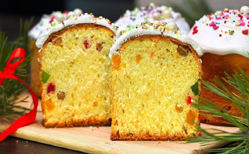Нежные и вкусные куличи без долгого замеса теста 