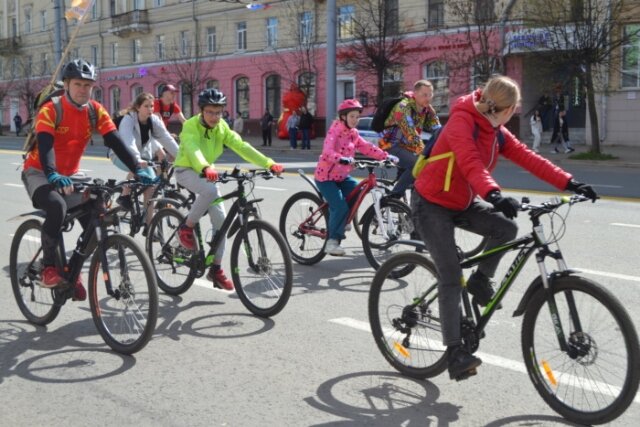    Более тысячи ивановцев приняли участие в первомайском велопробеге